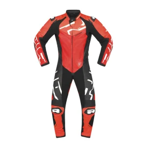 Richa Stradale GP One Piece Leather Suit Red/Black/White, Motoee.com