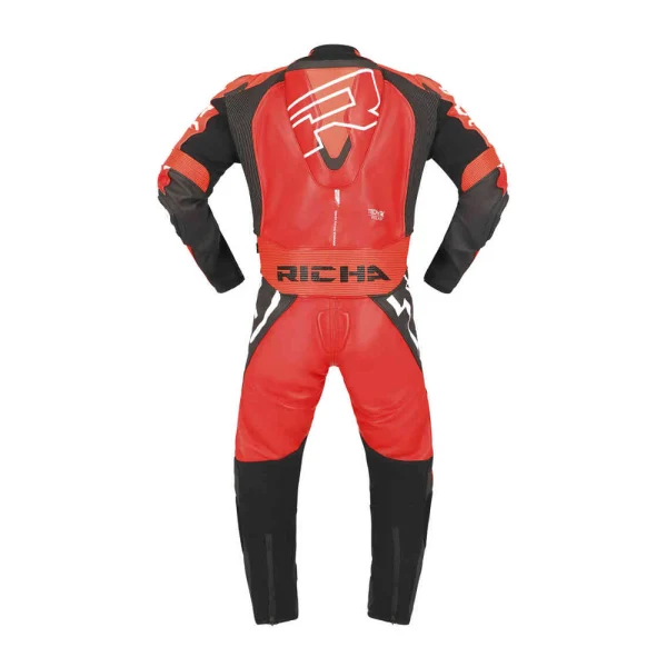 Richa Stradale GP One Piece Leather Suit Red/Black/White