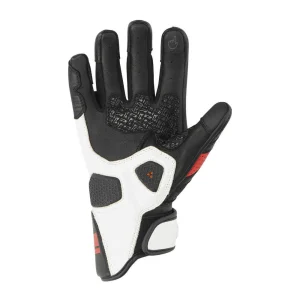 Richa Stradale Stealth Perforated Gloves Black/White/Red, Motoee.com