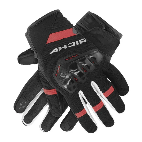 Richa Stradale Summer Perforated Gloves Black/Red