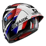 Shark Aeron GP FIM Firstlap Carbon Helmet White/Red/Blue