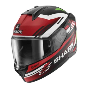 Shark D-Skwal 3 Firstlap Helmet Black/White/Red/Green