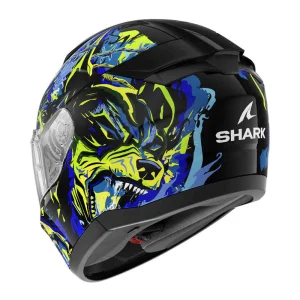 Shark Ridill 2 Racing Beast Helmet Black/Green/Blue, Motoee.com