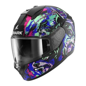 Shark Ridill 2 Racing Beast Helmet Black/Green/Blue/Pink