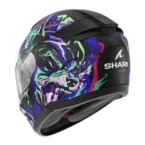 Shark Ridill 2 Racing Beast Helmet Black/Green/Blue/Pink, Motoee.com