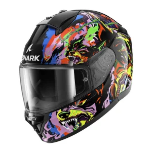 Shark Ridill 2 Racing Beast Helmet Black/Orange/Blue/Pink