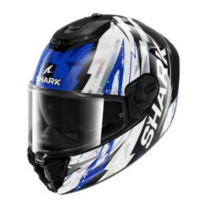 Shark Spartan RS Hibolt Helmet Black/White/Blue