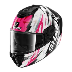 Shark Spartan RS Hibolt Helmet Black/White/Pink