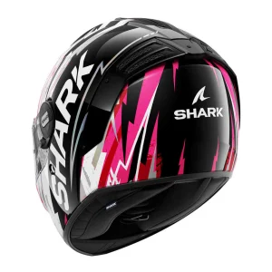 Shark Spartan RS Hibolt Helmet Black/White/Pink, Motoee.com