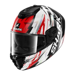 Shark Spartan RS Hibolt Helmet Black/White/Red