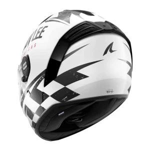 Shark Spartan RS Raceshop Helmet White/Black, Motoee.com