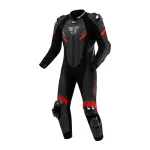 Shima Hyper RS Perforated 1-Piece Leather Suit Black/Red