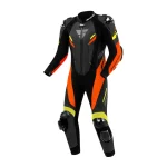 Shima Hyper RS Perforated 1-Piece Leather Suit Black/Red/Yellow