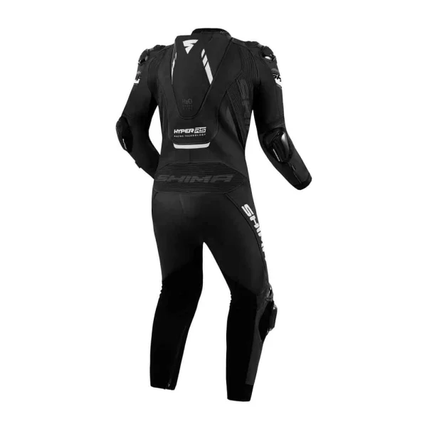 Shima Hyper RS Perforated 1-Piece Leather Suit Black/White