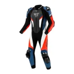 Shima Hyper RS Perforated 1-Piece Leather Suit Black/White/Red/Blue