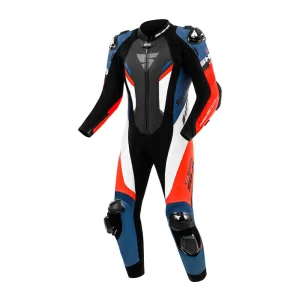 Shima Hyper RS Perforated 1-Piece Leather Suit Black/White/Red/Blue