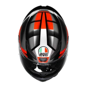 AGV K1 S Fastlap Helmet Black/Grey/Red, Motoee.com