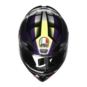 AGV K1 S Fastlap Helmet Black/Purple, Motoee.com