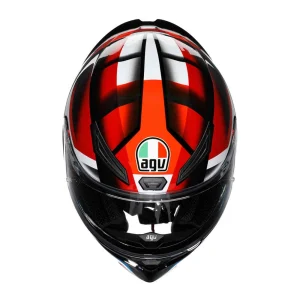 AGV K1 S Fastlap Helmet Black/Red/Blue, Motoee.com