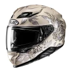 HJC F71 Eliz Helmet Beige/Silver/Black