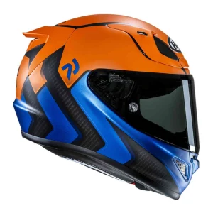 HJC RPHA 12 Kos Helmet Orange/Blue, Motoee.com