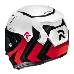 HJC RPHA 12 Kos Helmet White/Red, Motoee.com