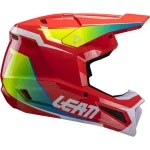 Leatt 2.5 Sliced MX Helmet Red/White/Green