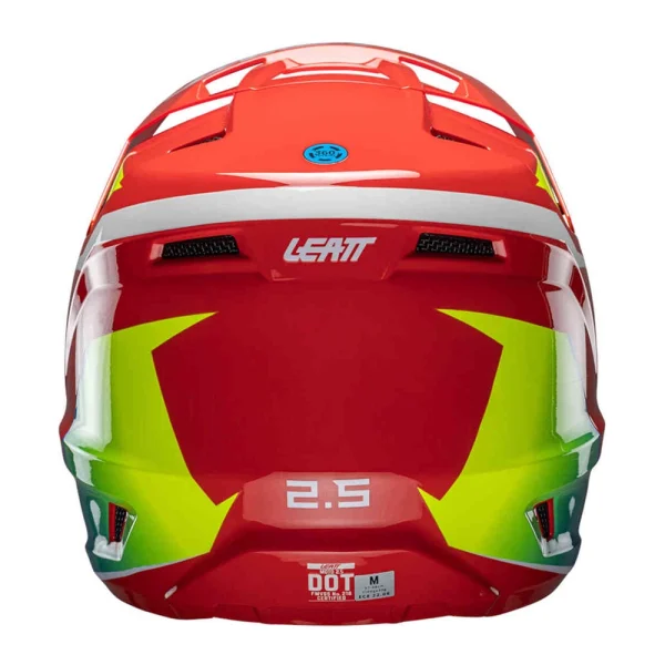 Leatt 2.5 Sliced MX Helmet Red/White/Green