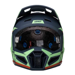 Leatt 3.5 Angled MX Helmet with Goggles Blue/Red/Green, Motoee.com