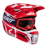 Leatt 3.5 Sharp MX Helmet with Goggles Red/White/Green