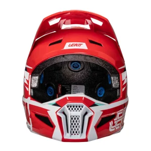 Leatt 3.5 Sharp MX Helmet with Goggles Red/White/Green, Motoee.com