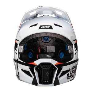 Leatt 3.5 Sharp MX Helmet with Goggles White/Red/Black, Motoee.com