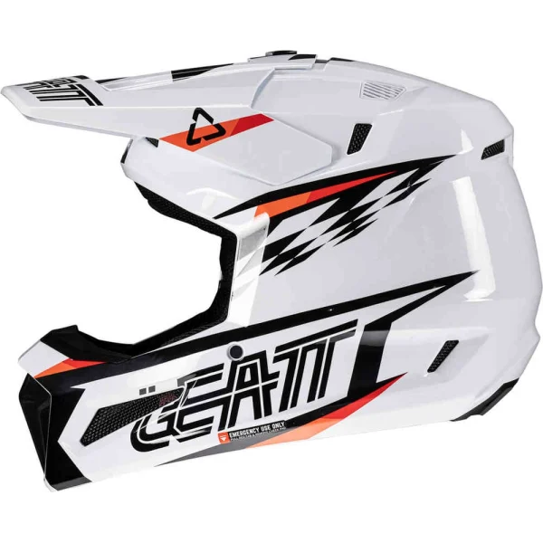 Leatt 3.5 Sharp MX Helmet with Goggles White/Red/Black