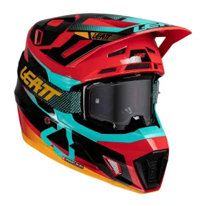 Leatt 7.5 Vector MX Helmet with Goggles