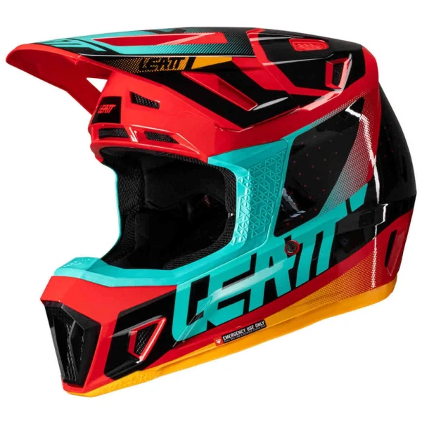 Leatt 7.5 Vector MX Helmet with Goggles