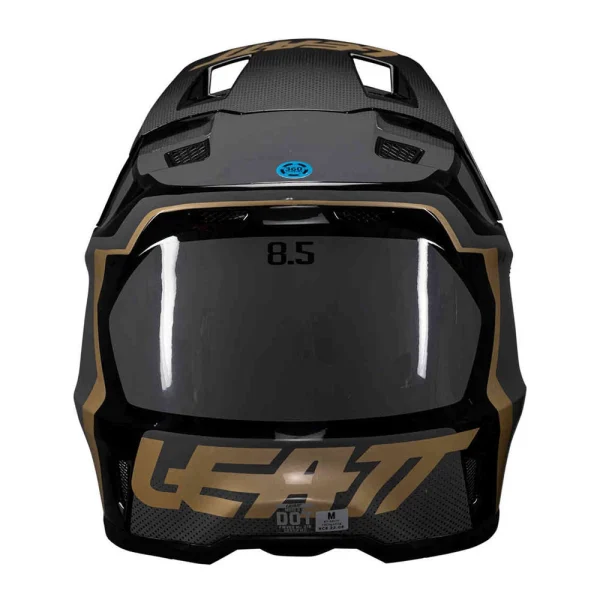 Leatt 8.5 2025 MX Helmet with Goggles Black/Grey/Gold