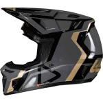 Leatt 8.5 2025 MX Helmet with Goggles Black/Grey/Gold