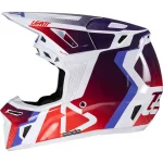 Leatt 8.5 2025 MX Helmet with Goggles Purple/White