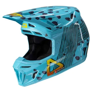 Leatt 8.5 Cheetah MX Helmet with Goggles, Motoee.com