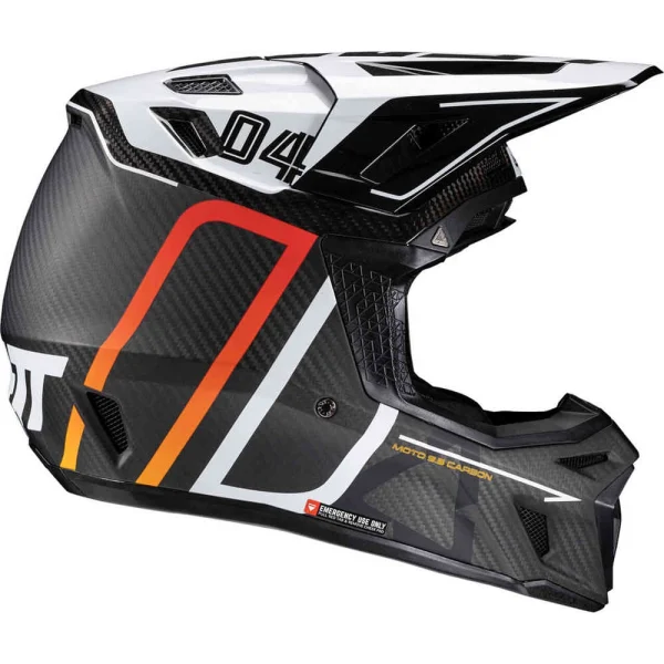 Leatt 9.5 Carbon 2025 MX Helmet with Goggles