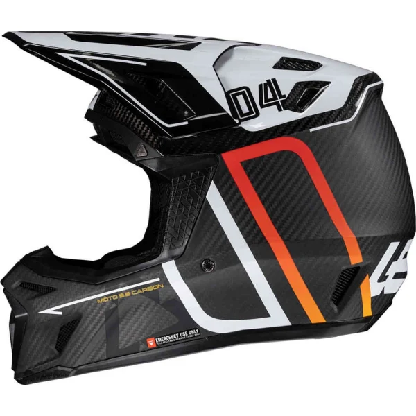 Leatt 9.5 Carbon 2025 MX Helmet with Goggles