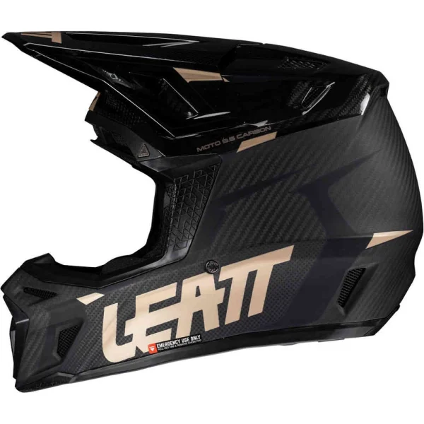 Leatt 9.5 Carbon Bronze 2025 MX Helmet with Goggles