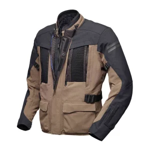 Modeka Paneo LT Waterproof Textile Jacket Sand/Black, Motoee.com