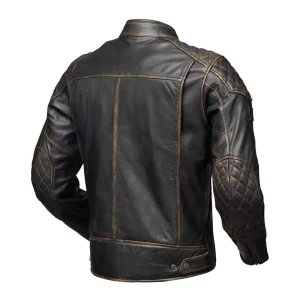 Modeka Phinix Leather Jacket Dark Brown, Motoee.com