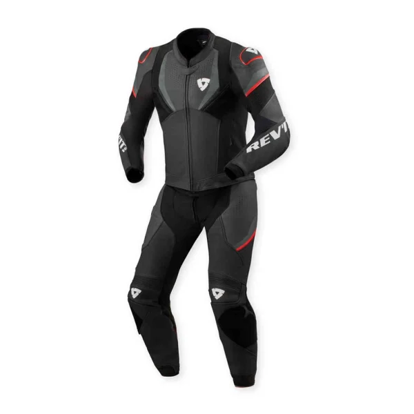 Revit Beta 2 Perforated 2-Piece Leather Suit Black/Anthracite