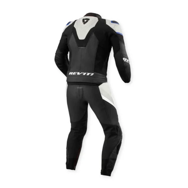Revit Beta 2 Perforated 2-Piece Leather Suit Light Grey/Black/White