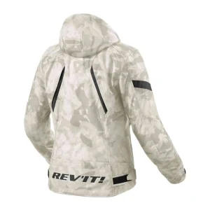 Revit Flare 3 H2O Waterproof Ladies Textile Jacket Light Grey, Motoee.com