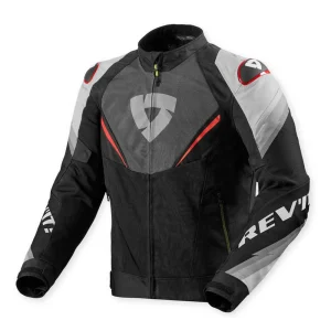 Revit Quantum 3 Air Textile Jacket Black/Grey/Red, Motoee.com