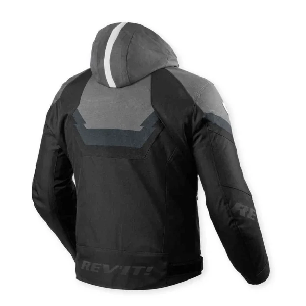 Revit Quantum 3 H2O Waterproof Textile Jacket Black/Dark Grey