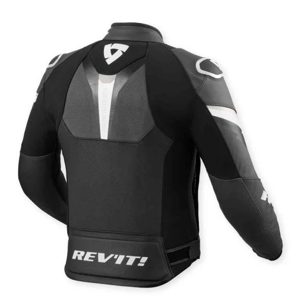 Revit Quantum 3 Perforated Leather Jacket Black/Anthracite